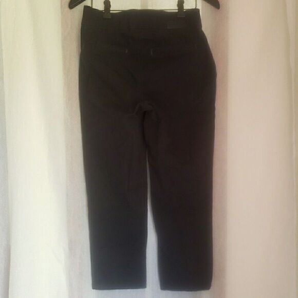 Jag Classic Fit Cropped Black Jeans Women's Size 2/26 Cotton Blend - Picture 4 of 13